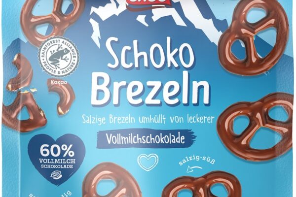 Der ungarische Hersteller Felföldi Édességgyártó Kft. informiert über einen Warenrückruf des Produktes „MisterChoc Schoko Brezeln, 140g“
